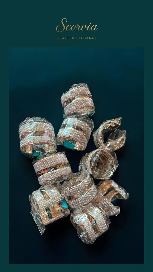 Aurora Pearl Wave Cuff