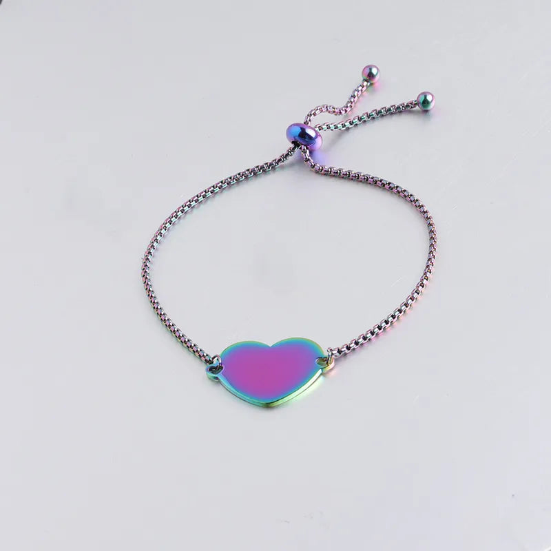 Personalized Heart Name Bracelet